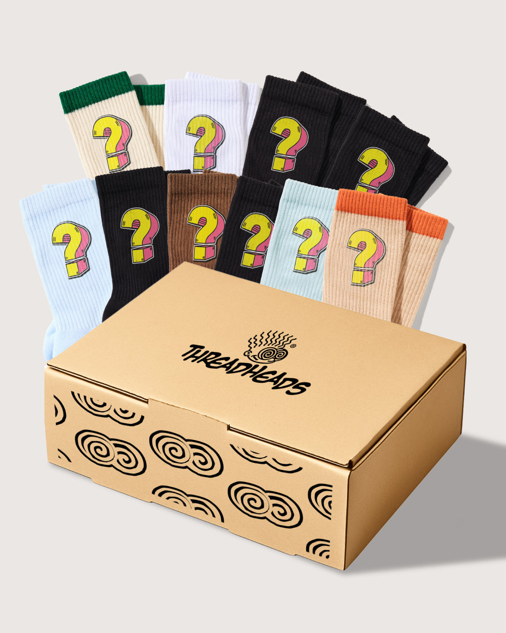 Mystery Sock Box - Adult & Kids T-Shirts, Sweatshirts & Hoodies apparel design preview 1
