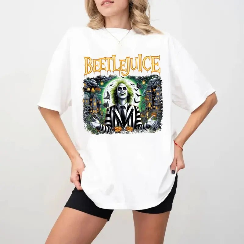 N3ver Trust L1ving Juice Is Loose Halloween Character - Adult & Kids T-Shirts, Sweatshirts & Hoodies apparel design preview 1