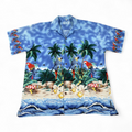 Vintage Hawaiian Adult LARGE Blue Go Hawaii Aloha - Adult & Kids T-Shirts, Sweatshirts & Hoodies apparel design preview 1