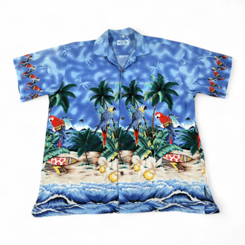 Vintage Hawaiian Adult LARGE Blue Go Hawaii Aloha - Adult & Kids T-Shirts, Sweatshirts & Hoodies apparel design preview 1
