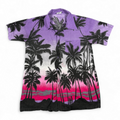 Vintage Hawaiian Adult SMALL Purple Palm Trees Island - Adult & Kids T-Shirts, Sweatshirts & Hoodies apparel design preview 1