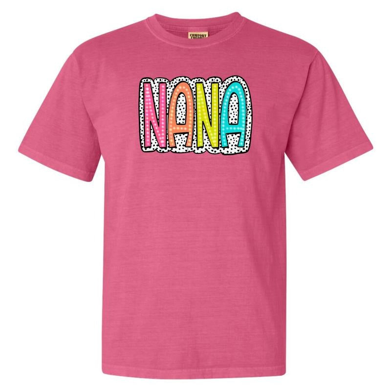 NANA Neon Spotted Comfort Colors *NLB* - Adult & Kids T-Shirts, Sweatshirts & Hoodies apparel design preview 1