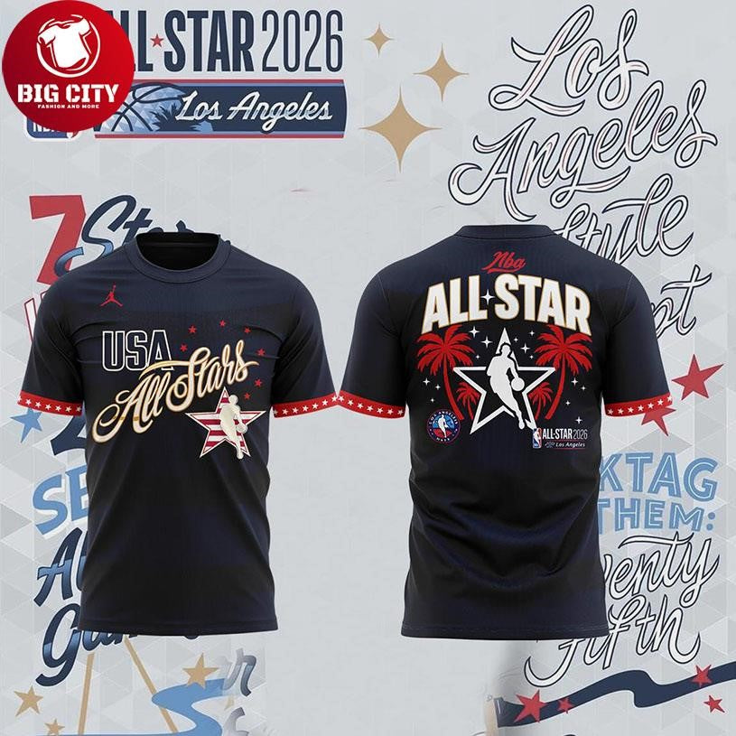 NBA All Star 2026 Night Of USA Basketball Los Angeles - Adult & Kids T-Shirts, Sweatshirts & Hoodies apparel design preview 1