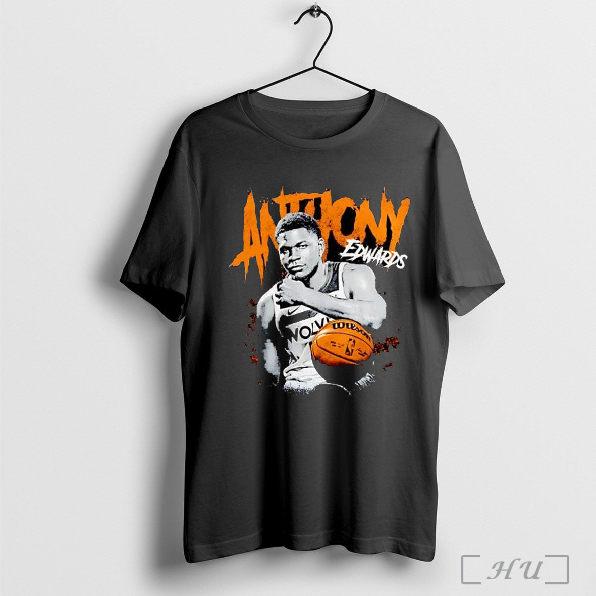Nba Anthony Edwards Basketball Retro - Adult & Kids T-Shirts, Sweatshirts & Hoodies apparel design preview 1