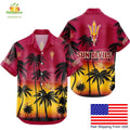 Arizona State Sun Devils Hawaiian Coconut Forest - Adult & Kids T-Shirts, Sweatshirts & Hoodies apparel design preview 1
