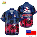 Arizona Wildcats Hawaiian Coconut Forest Tropical Fan - Adult & Kids T-Shirts, Sweatshirts & Hoodies apparel design preview 1