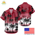 Arkansas Razorbacks Hawaiian NCAA Tropical Coconut - Adult & Kids T-Shirts, Sweatshirts & Hoodies apparel design preview 1