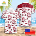 Arkansas Razorbacks NCAA Hawaiian Coconut Tree Logo - Adult & Kids T-Shirts, Sweatshirts & Hoodies apparel design preview 1