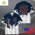 Auburn Tigers Hawaiian with Custom Paint Splatter - Adult & Kids T-Shirts, Sweatshirts & Hoodies apparel design preview 1