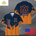Auburn Tigers Hawaiian Paint Splatter Design for Fans - Adult & Kids T-Shirts, Sweatshirts & Hoodies apparel design preview 1