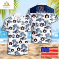 Auburn Tigers Hawaiian NCAA Coconut Tree Logo Summer - Adult & Kids T-Shirts, Sweatshirts & Hoodies apparel design preview 1