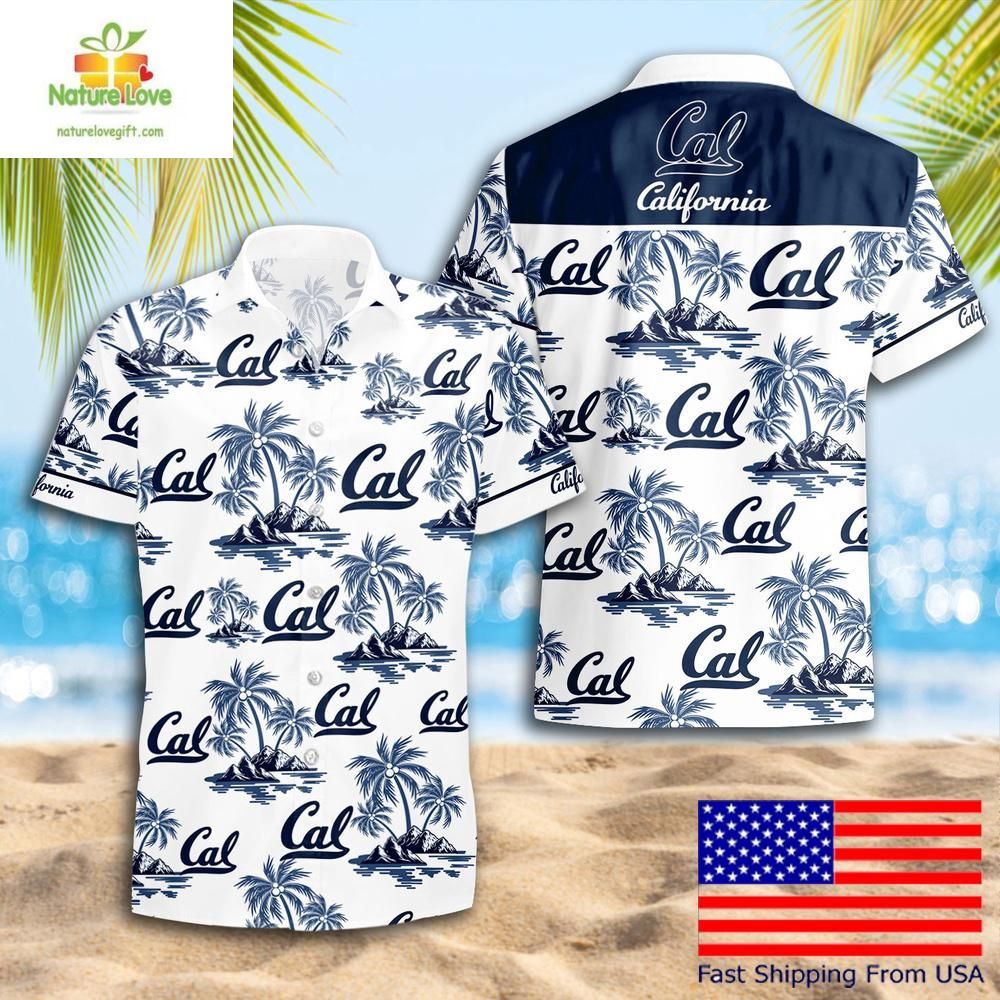 California Golden Bears Hawaiian Coconut Tree Logo - Adult & Kids T-Shirts, Sweatshirts & Hoodies apparel design preview 1