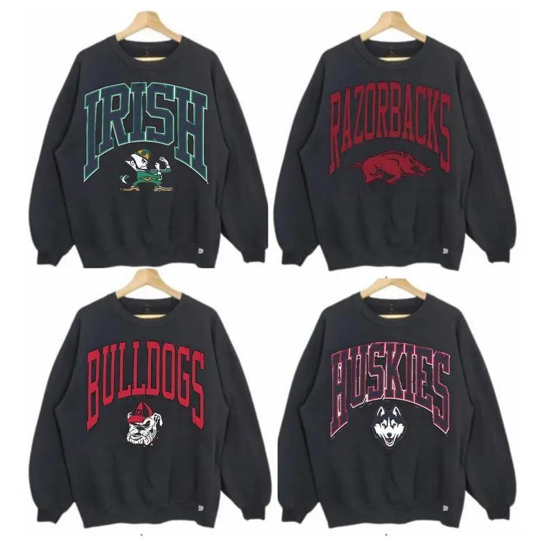NCAA Casual Classic Sport All Teams Fans Georgia - Adult & Kids T-Shirts, Sweatshirts & Hoodies apparel design preview 1