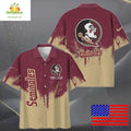 Florida State Seminoles Hawaiian Paint Splatter Fan - Adult & Kids T-Shirts, Sweatshirts & Hoodies apparel design preview 1