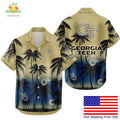 Georgia Tech Yellow Jackets Hawaiian Coconut Forest - Adult & Kids T-Shirts, Sweatshirts & Hoodies apparel design preview 1