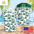 Hawaii Rainbow Warriors Hawaiian Coconut Tree Logo - Adult & Kids T-Shirts, Sweatshirts & Hoodies apparel design preview 1
