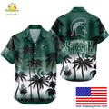 Michigan State Spartans Hawaiian Tropical Coconut - Adult & Kids T-Shirts, Sweatshirts & Hoodies apparel design preview 1