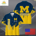 Michigan Wolverines Hawaiian Paint Splatter Design - Adult & Kids T-Shirts, Sweatshirts & Hoodies apparel design preview 1