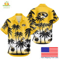 Missouri Tigers Hawaiian NCAA Tropical Coconut Forest - Adult & Kids T-Shirts, Sweatshirts & Hoodies apparel design preview 1