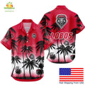 NCAA New Mexico Lobos Hawaiian Tropical Coconut - Adult & Kids T-Shirts, Sweatshirts & Hoodies apparel design preview 1