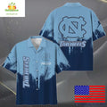 North Carolina Tar Heels Hawaiian Paint Splatter Fan - Adult & Kids T-Shirts, Sweatshirts & Hoodies apparel design preview 1