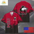 Northern Illinois Huskies Hawaiian Paint Splatter Fan - Adult & Kids T-Shirts, Sweatshirts & Hoodies apparel design preview 1