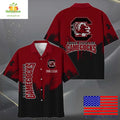 NCAA Gamecocks Hawaiian Paint Splatter Design for - Adult & Kids T-Shirts, Sweatshirts & Hoodies apparel design preview 1
