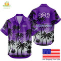 TCU Horned Frogs Hawaiian Tropical Coconut Forest Fan - Adult & Kids T-Shirts, Sweatshirts & Hoodies apparel design preview 1