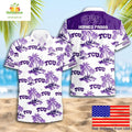 NCAA TCU Horned Frogs Hawaiian Coconut Tree Logo - Adult & Kids T-Shirts, Sweatshirts & Hoodies apparel design preview 1