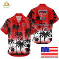 Texas Tech Red Raiders Hawaiian Coconut Forest - Adult & Kids T-Shirts, Sweatshirts & Hoodies apparel design preview 1