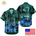 Tulane Green Wave Hawaiian NCAA Tropical Coconut Fan - Adult & Kids T-Shirts, Sweatshirts & Hoodies apparel design preview 1