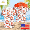 Virginia Cavaliers Hawaiian NCAA Coconut Tree Logo - Adult & Kids T-Shirts, Sweatshirts & Hoodies apparel design preview 1