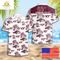 Virginia Tech Hokies Hawaiian Coconut Tree Logo - Adult & Kids T-Shirts, Sweatshirts & Hoodies apparel design preview 1