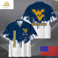 West Virginia Mountaineers Hawaiian Custom Paint - Adult & Kids T-Shirts, Sweatshirts & Hoodies apparel design preview 1