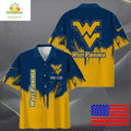 West Virginia Mountaineers Hawaiian Paint Splatter - Adult & Kids T-Shirts, Sweatshirts & Hoodies apparel design preview 1