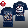 NE Patriots 2025 AFC East Division Champions Two - Adult & Kids T-Shirts, Sweatshirts & Hoodies apparel design preview 1