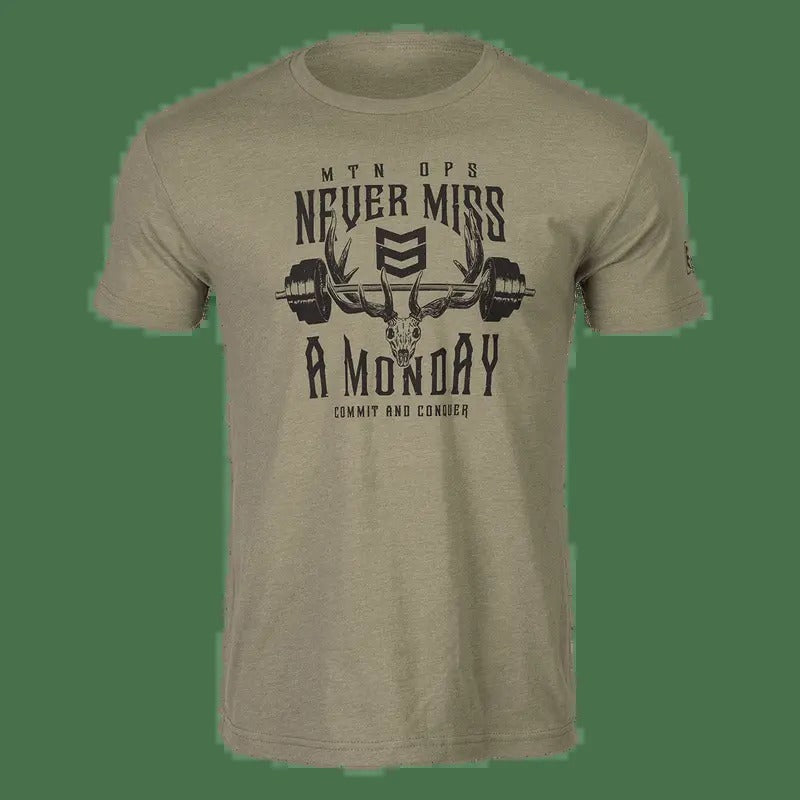 NEVER MISS MONDAY HUMOR FUNNY - Adult & Kids T-Shirts, Sweatshirts & Hoodies apparel design preview 1