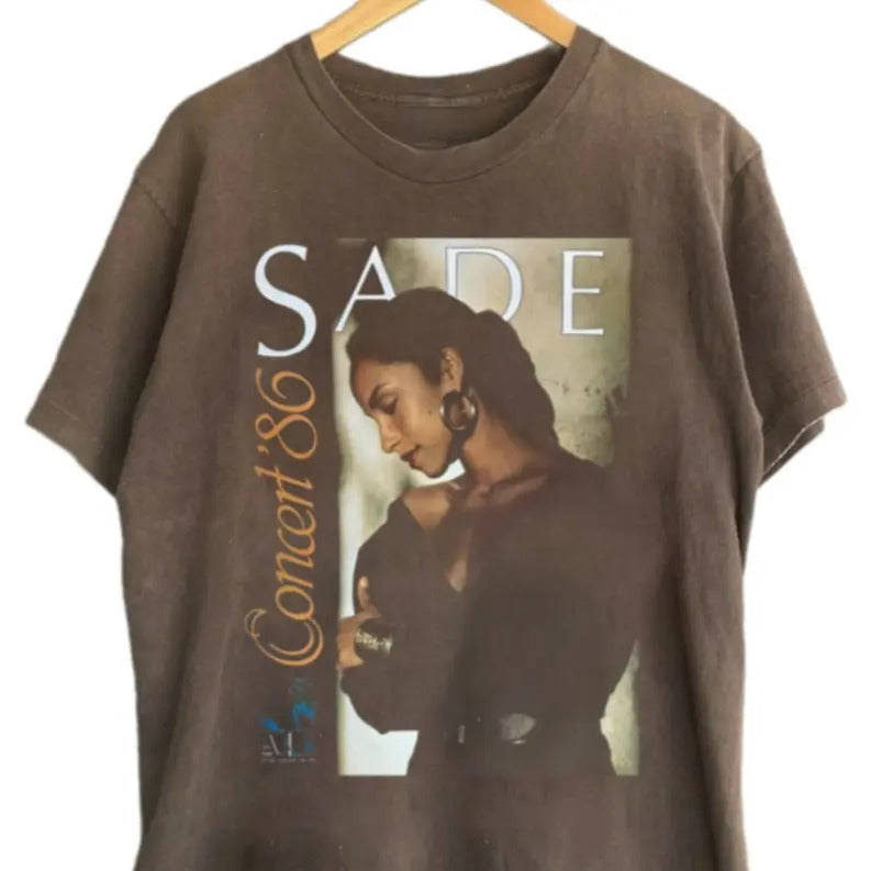 NEW Sade Adu Top 80s Album Diamond Singer Tour - Adult & Kids T-Shirts, Sweatshirts & Hoodies apparel design preview 1