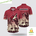 Arizona Coyotes Flamingo Hawaiian Tropical Summer - Adult & Kids T-Shirts, Sweatshirts & Hoodies apparel design preview 1