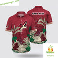 Arizona Coyotes Hawaiian Tropical Summer Fan Gear - Adult & Kids T-Shirts, Sweatshirts & Hoodies apparel design preview 1