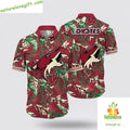 Arizona Coyotes Hawaiian Tropical Leaf Summer - Adult & Kids T-Shirts, Sweatshirts & Hoodies apparel design preview 1