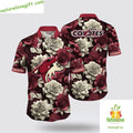Arizona Coyotes Hawaiian Tropical Rose Summer - Adult & Kids T-Shirts, Sweatshirts & Hoodies apparel design preview 1