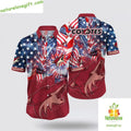 Arizona Coyotes Hawaiian 4th of July Aloha Summer - Adult & Kids T-Shirts, Sweatshirts & Hoodies apparel design preview 1