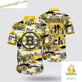 Boston Bruins Hawaiian Tropical Aloha Summer - Adult & Kids T-Shirts, Sweatshirts & Hoodies apparel design preview 1