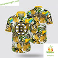 Boston Bruins Tropical Parrot Hawaiian Aloha Summer - Adult & Kids T-Shirts, Sweatshirts & Hoodies apparel design preview 1