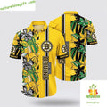 Boston Bruins Tropical Floral Hawaiian Summer LV - Adult & Kids T-Shirts, Sweatshirts & Hoodies apparel design preview 1