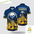Buffalo Sabres Hawaiian Tropical Flamingo Summer - Adult & Kids T-Shirts, Sweatshirts & Hoodies apparel design preview 1