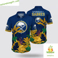 Buffalo Sabres Hawaiian Tropical Summer Fan Gift LV - Adult & Kids T-Shirts, Sweatshirts & Hoodies apparel design preview 1
