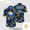 Buffalo Sabres Hawaiian Tropical Summer Hockey Fan - Adult & Kids T-Shirts, Sweatshirts & Hoodies apparel design preview 1