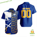 Buffalo Sabres Hawaiian Hockey Team Aloha Button Up - Adult & Kids T-Shirts, Sweatshirts & Hoodies apparel design preview 1